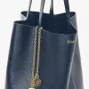 Borsa tote Chloé Spin in pelle martellata Borsa tote Chloé Spin in pelle martellata