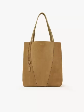 Borsa tote Chloé Spin in pelle scamosciata
