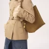 Borsa tote Chloé Spin in pelle scamosciata Borsa tote Chloé Spin in pelle scamosciata
