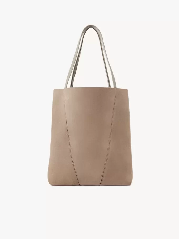 Borsa tote Chloé Spin in pelle scamosciata Borsa tote Chloé Spin in pelle scamosciata