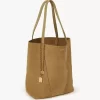 Borsa tote Chloé Spin in pelle scamosciata Borsa tote Chloé Spin in pelle scamosciata