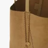 Borsa tote Chloé Spin in pelle scamosciata Borsa tote Chloé Spin in pelle scamosciata