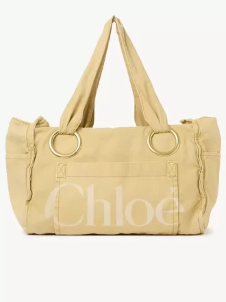 Borsa tote grande Chloé Plage in cotone