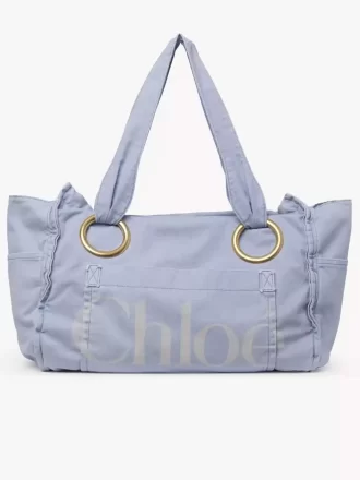 Borsa tote grande Chloé Plage in cotone