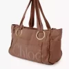 Borsa tote grande Chloé Plage in cotone Borsa tote grande Chloé Plage in cotone
