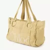 Borsa tote grande Chloé Plage in cotone Borsa tote grande Chloé Plage in cotone