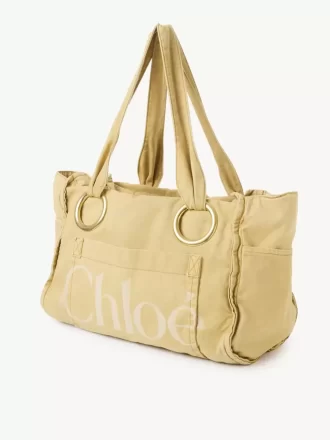 Borsa tote grande Chloé Plage in cotone