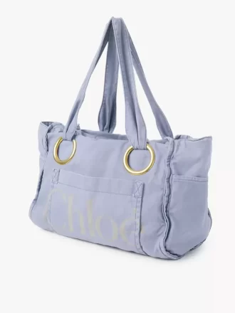Borsa tote grande Chloé Plage in cotone