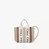 Borsa tote Mini Woody in lino Borsa tote Mini Woody in lino