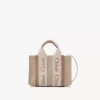 Borsa tote Mini Woody in lino Borsa tote Mini Woody in lino