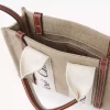 Borsa tote Mini Woody in lino Borsa tote Mini Woody in lino