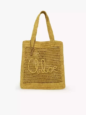 Borsa tote Summer Banana in rafia