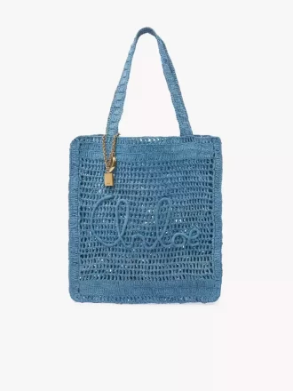 Borsa tote Summer Banana in rafia