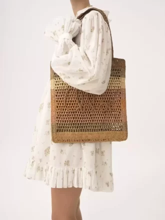 Borsa tote Summer Banana in rafia Borsa tote Summer Banana in rafia