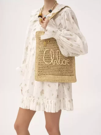 Borsa tote Summer Banana in rafia Borsa tote Summer Banana in rafia