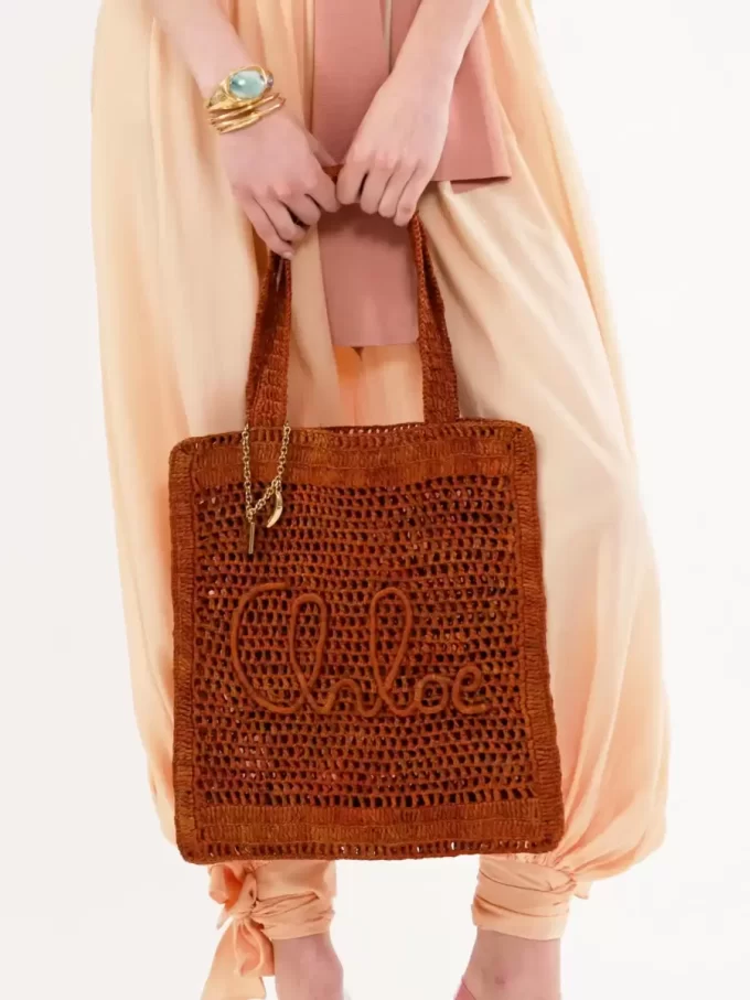 Borsa tote Summer Banana in rafia Borsa tote Summer Banana in rafia