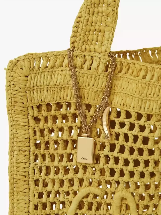Borsa tote Summer Banana in rafia Borsa tote Summer Banana in rafia