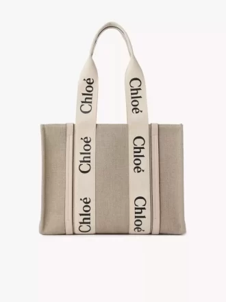 Borsa tote Woody in lino Borsa tote Woody in lino