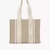 Borsa tote Woody in lino Borsa tote Woody in lino
