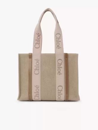 Borsa tote Woody in lino Borsa tote Woody in lino