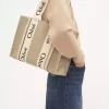Borsa tote Woody in lino Borsa tote Woody in lino