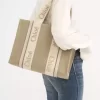 Borsa tote Woody in lino Borsa tote Woody in lino