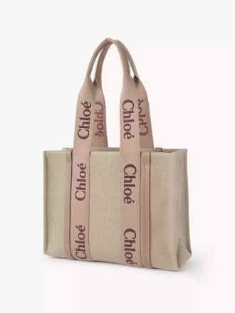 Borsa tote Woody in lino