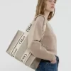 Borsa tote Woody in lino Borsa tote Woody in lino
