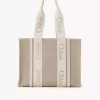 Borsa tote Woody in lino Borsa tote Woody in lino