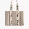 Borsa tote Woody in lino Borsa tote Woody in lino