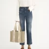 Borsa tote Woody in lino Borsa tote Woody in lino