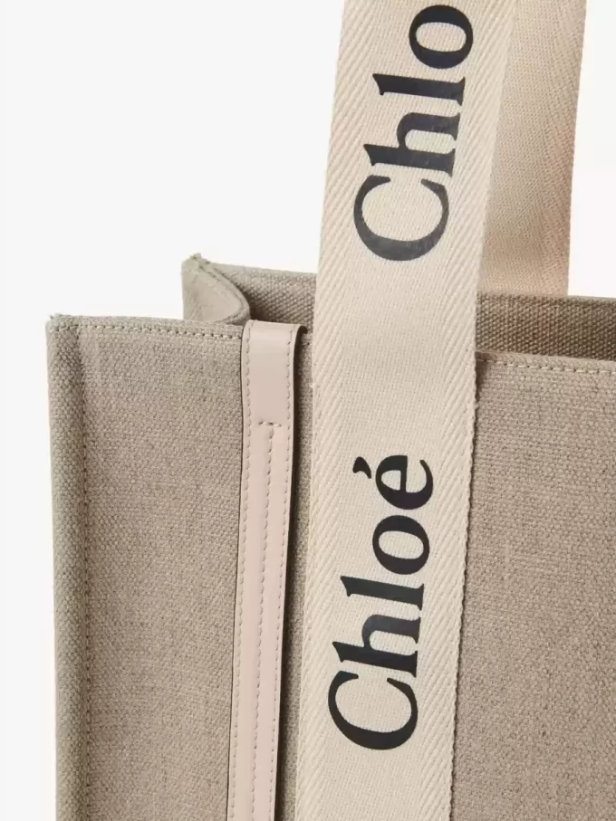 Borsa tote Woody in lino Borsa tote Woody in lino