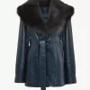 Cappotto corto in pelle Cappotto corto in pelle