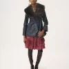 Cappotto corto in pelle Cappotto corto in pelle