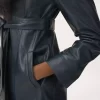 Cappotto corto in pelle Cappotto corto in pelle