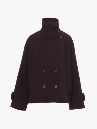 Cappotto corto oversize in lana Cappotto corto oversize in lana
