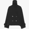 Cappotto corto oversize in lana Cappotto corto oversize in lana