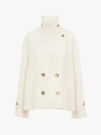 Cappotto corto oversize in lana Cappotto corto oversize in lana