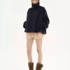 Cappotto corto oversize in lana Cappotto corto oversize in lana