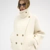 Cappotto corto oversize in lana Cappotto corto oversize in lana