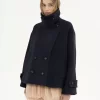 Cappotto corto oversize in lana Cappotto corto oversize in lana