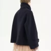 Cappotto corto oversize in lana Cappotto corto oversize in lana
