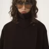 Cappotto corto oversize in lana Cappotto corto oversize in lana