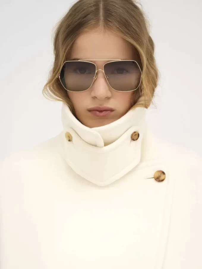 Cappotto corto oversize in lana Cappotto corto oversize in lana