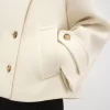 Cappotto corto oversize in lana Cappotto corto oversize in lana