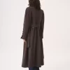 Cappotto da equitazione doppiopetto in lana pied de poule Cappotto da equitazione doppiopetto in lana pied de poule