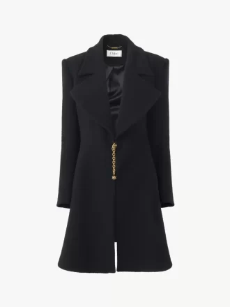 Cappotto da equitazione in bouclette di lana