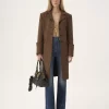 Cappotto da equitazione in lana pied de poule Cappotto da equitazione in lana pied de poule
