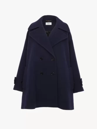 Cappotto doppiopetto oversize in lana Cappotto doppiopetto oversize in lana
