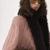 Cappotto lungo ibrido in raso tecnico Cappotto lungo ibrido in raso tecnico